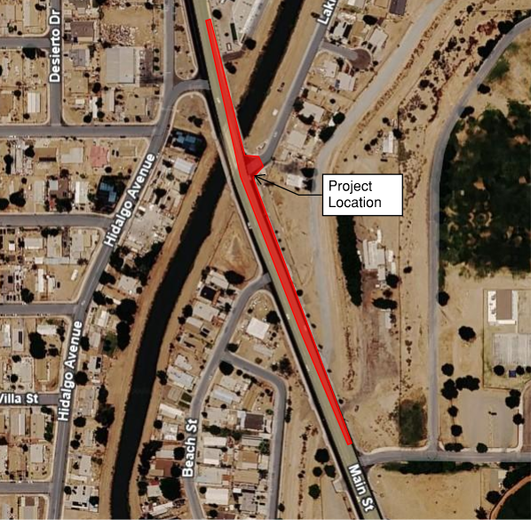 traffic control location- road work - main street and lakin drive
